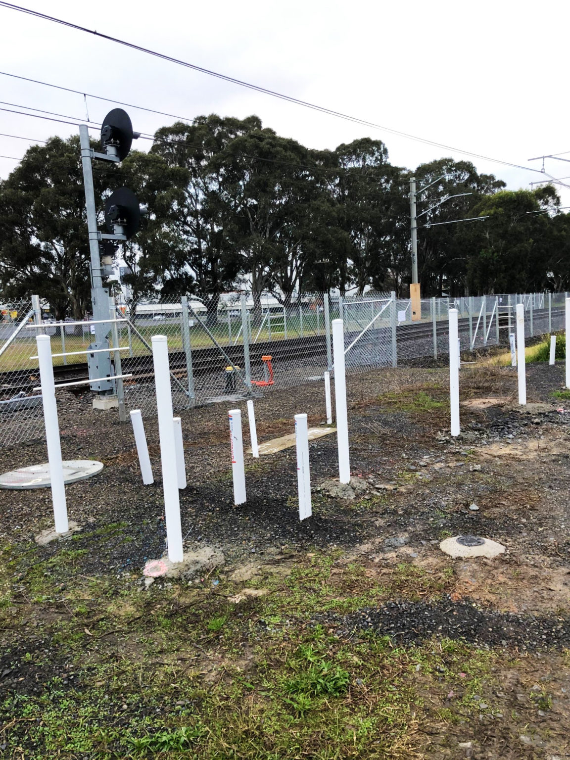 Rail Fencing for the Level Crossing Removal Project - Lee Group Fencing