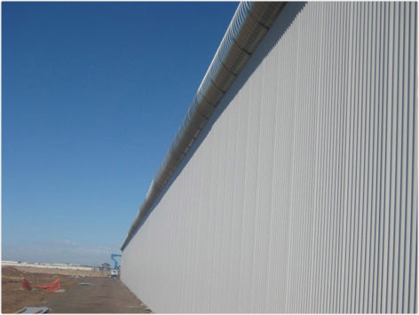 Commercial colorbond security fencing